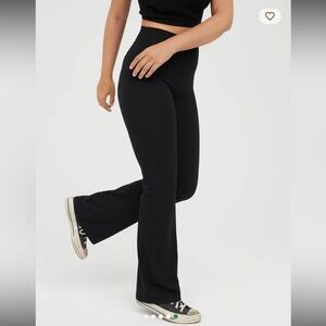 OFFLINE By Aerie OG Cotton High Waisted Flare Legging